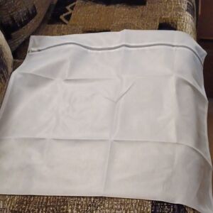 4/$40 New White Mesh Zippered Garment/Laundry Bag (Large)